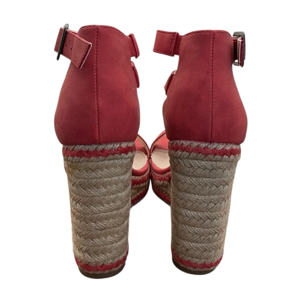 NWT Seven Dials Womens Berlina Espadrille Wedge Sandal Red‎ size 7.5 M